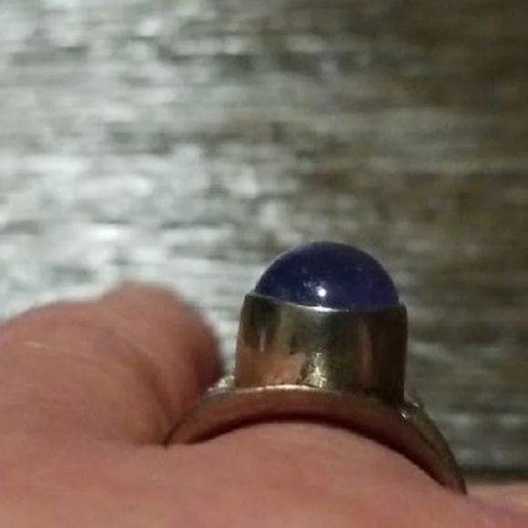 Vintage PTI 925 Silver Saddle Ring Sz. 7 - Picture 9 of 12